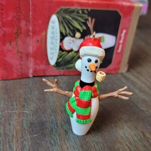 1997 Snow Bowling HALLMARK KEEPSAKE ORNAMENT